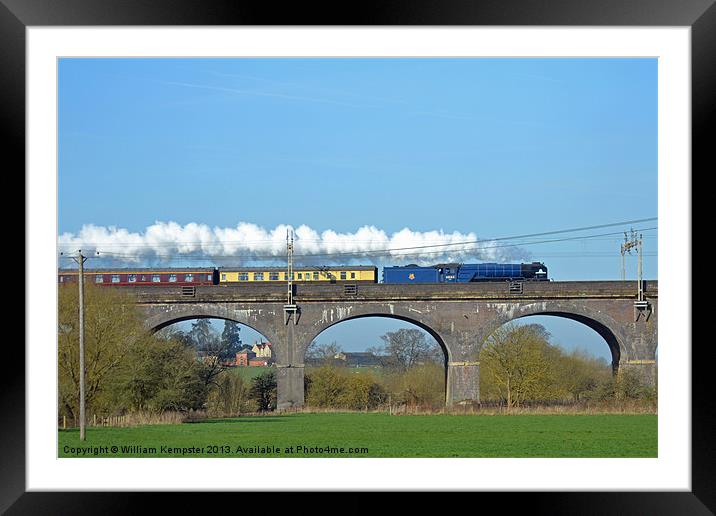 The Cathedrals Express Framed Mounted Print by William Kempster