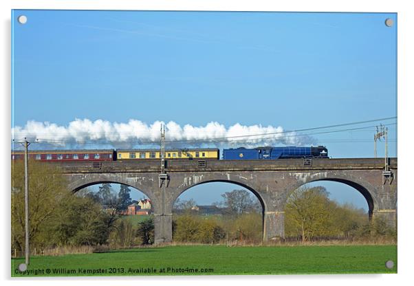 The Cathedrals Express Acrylic by William Kempster