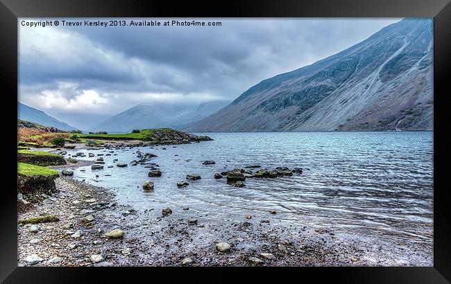 Wastwater Lake District Framed Print by Trevor Kersley RIP