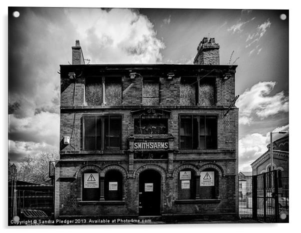 The Old Pub Acrylic by Sandra Pledger