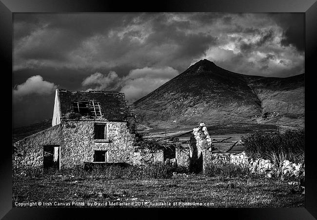 Shadows of the past Framed Print by David McFarland