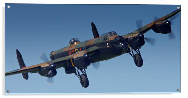 Landing Lancaster Acrylic by Karl Butler