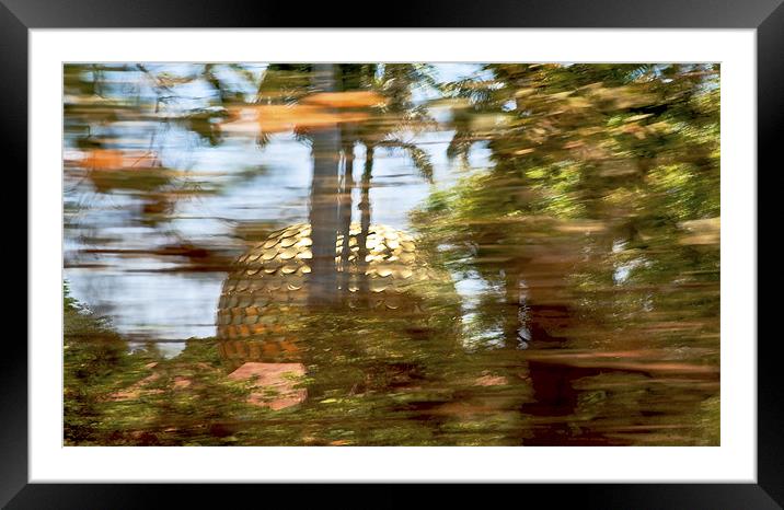 Motion Blur Matrimandir at Auroville from a mov Framed Mounted Print by Arfabita  