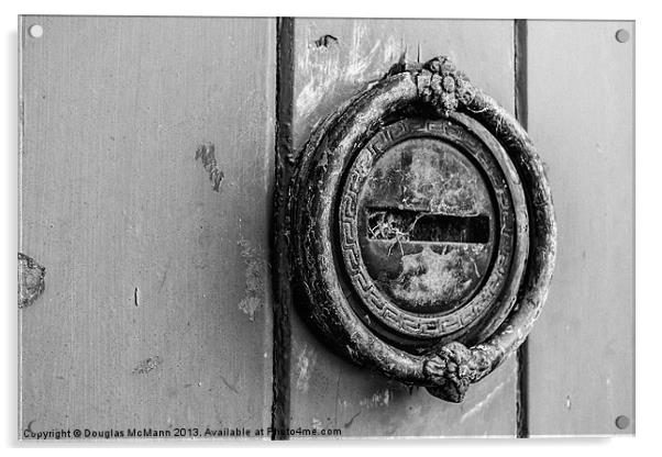 I hear you knocking... Acrylic by Douglas McMann