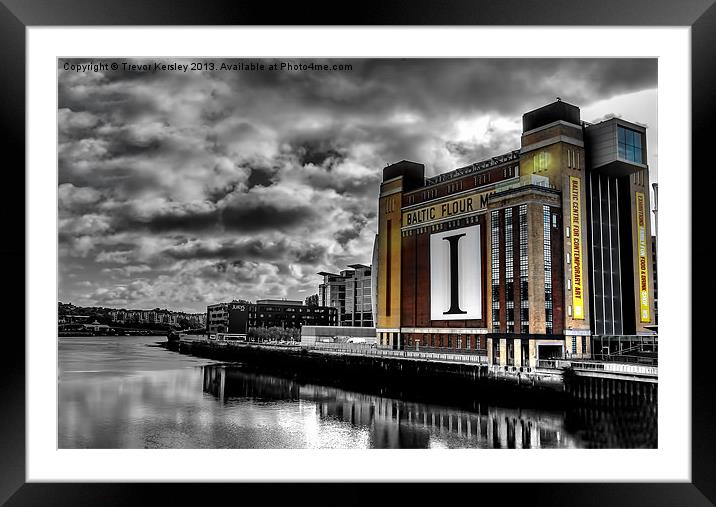 The Baltic Arts Centre Framed Mounted Print by Trevor Kersley RIP