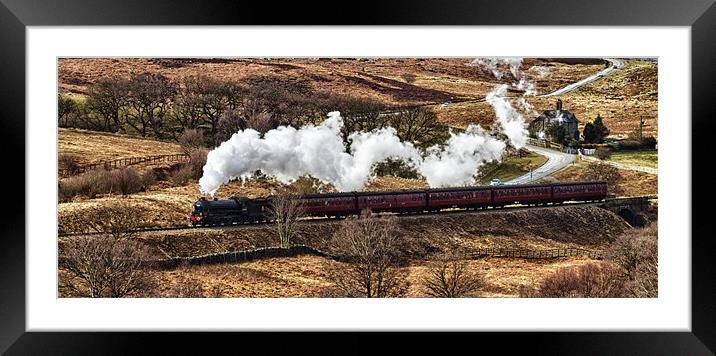 Goathland Steam Train Framed Mounted Print by Neil Nicklin