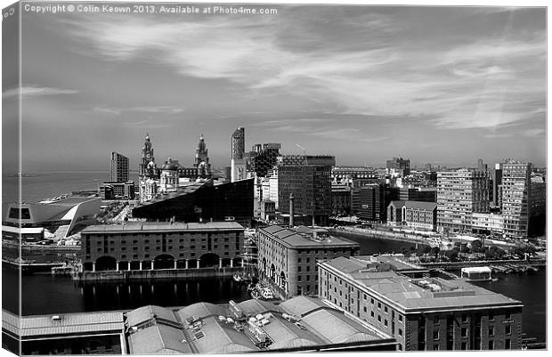 Liverpool Skyline Canvas Print by Colin Keown