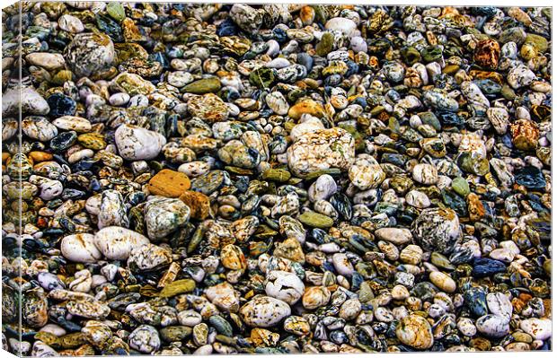 pebbles Canvas Print by keith sutton
