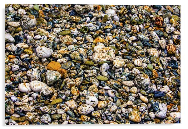 pebbles Acrylic by keith sutton