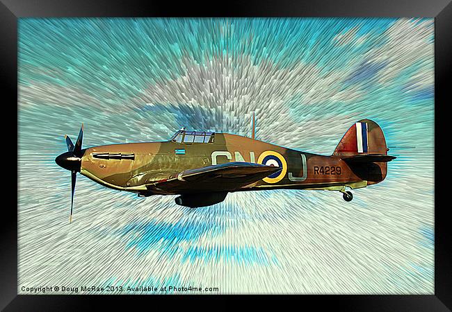 Hawker Hurricane Framed Print by Doug McRae