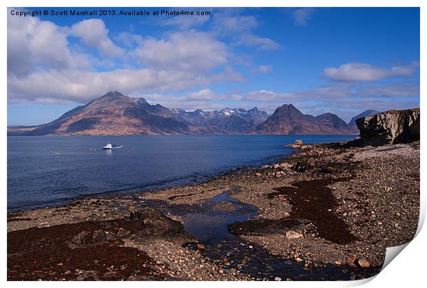 Elgol 50 Print by Scott K Marshall