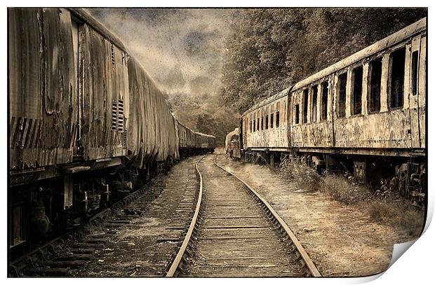 End of the Line. Print by Jason Green