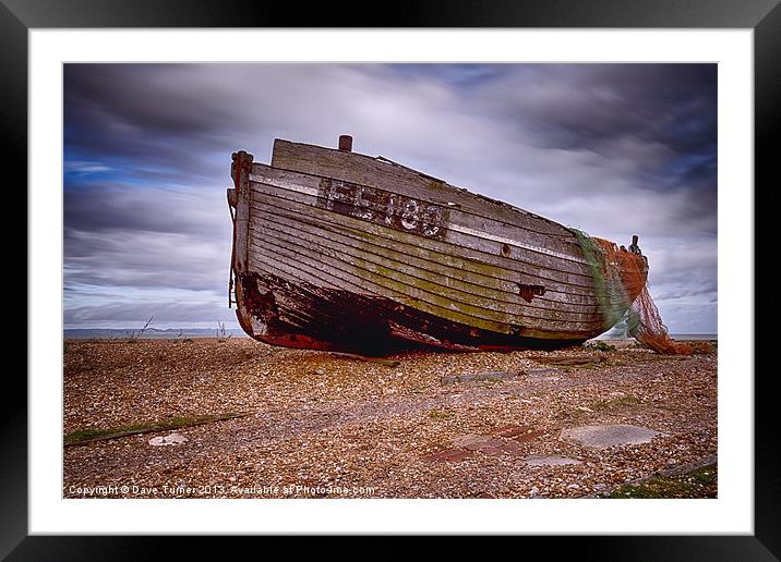 FE180, Dungeness, Kent Framed Mounted Print by Dave Turner