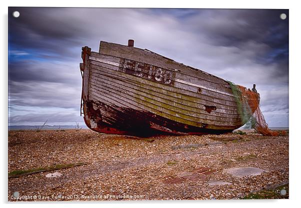 FE180, Dungeness, Kent Acrylic by Dave Turner