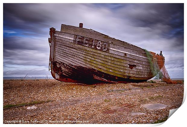 FE180, Dungeness, Kent Print by Dave Turner