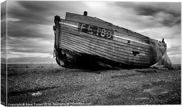 FE180, Dungeness, Kent Canvas Print by Dave Turner