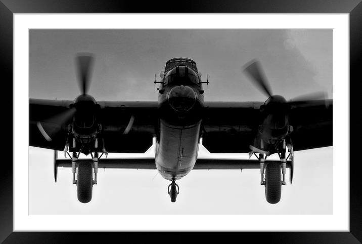 Seconds before touchdown Framed Mounted Print by Karl Butler