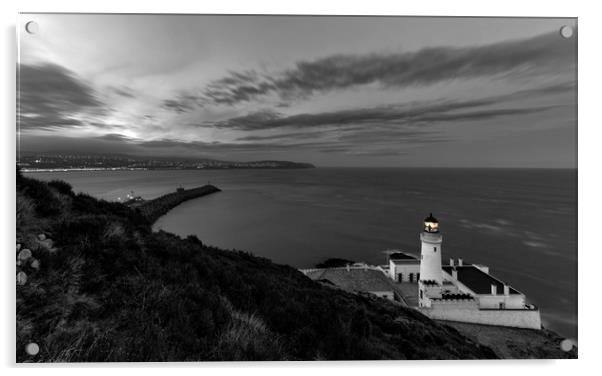 Douglas Head Lighthouse Acrylic by raymond mcbride