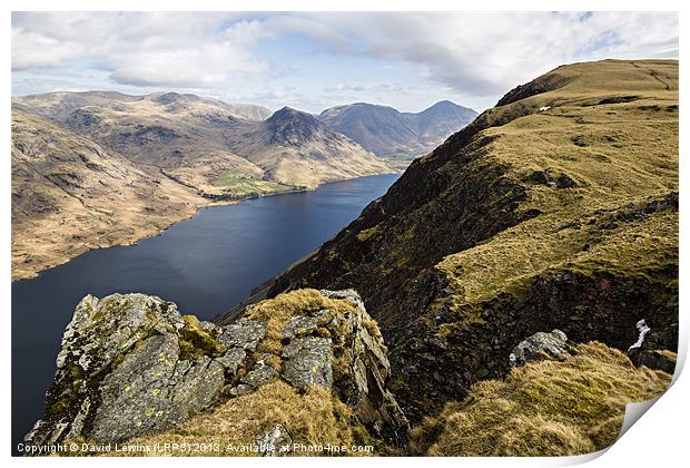 Wast Water & Whin Rigg Print by David Lewins (LRPS)