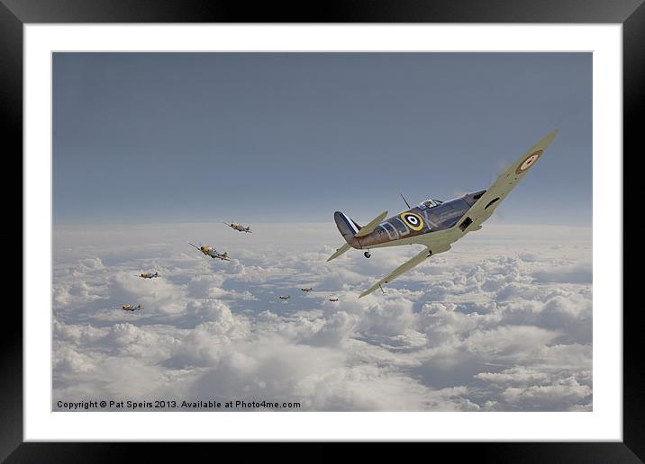 September Odds - Battle of Britain Framed Mounted Print by Pat Speirs