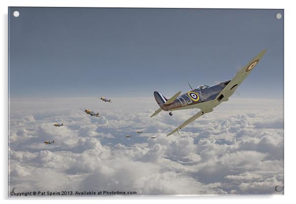 September Odds - Battle of Britain Acrylic by Pat Speirs
