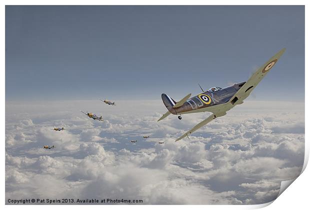 September Odds - Battle of Britain Print by Pat Speirs