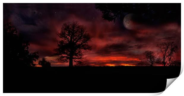 Fire in the Sky Print by Jason Green