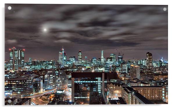 London Nights 3 Acrylic by Jason Green