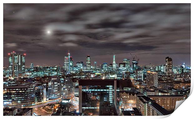London Nights 3 Print by Jason Green