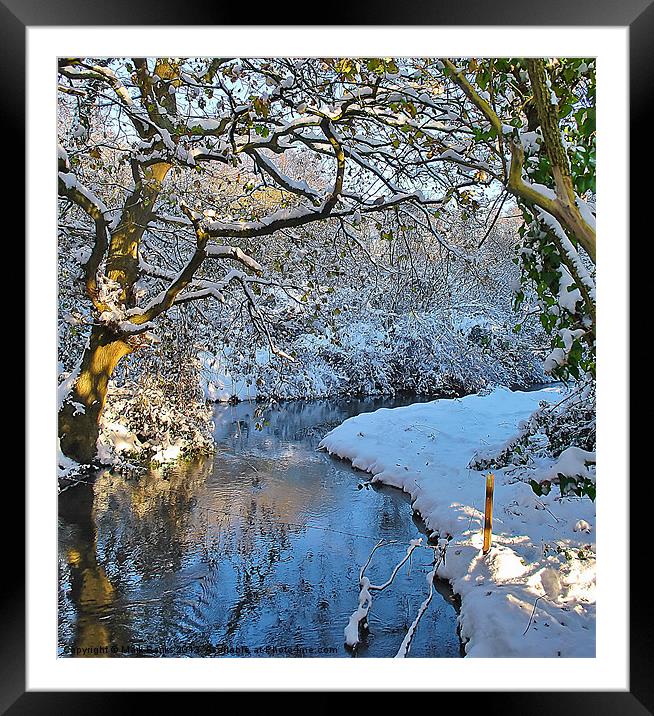  WEY  View. Framed Mounted Print by Mark  F Banks