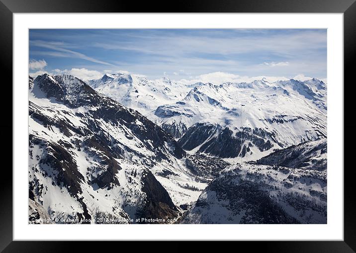 Val DIsere Framed Mounted Print by Graham Moore