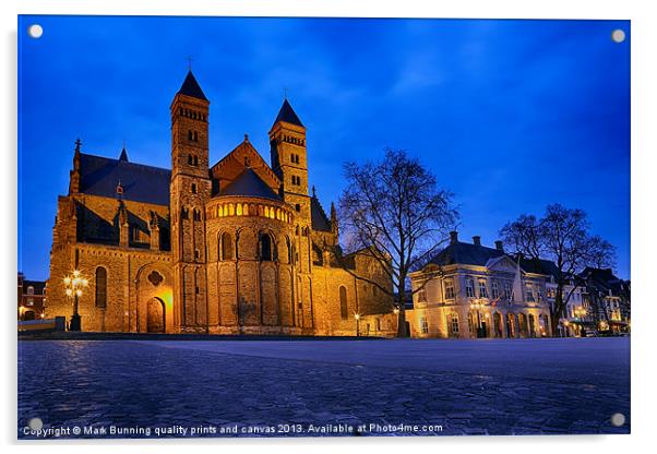 St. Servaasbasiliek Acrylic by Mark Bunning