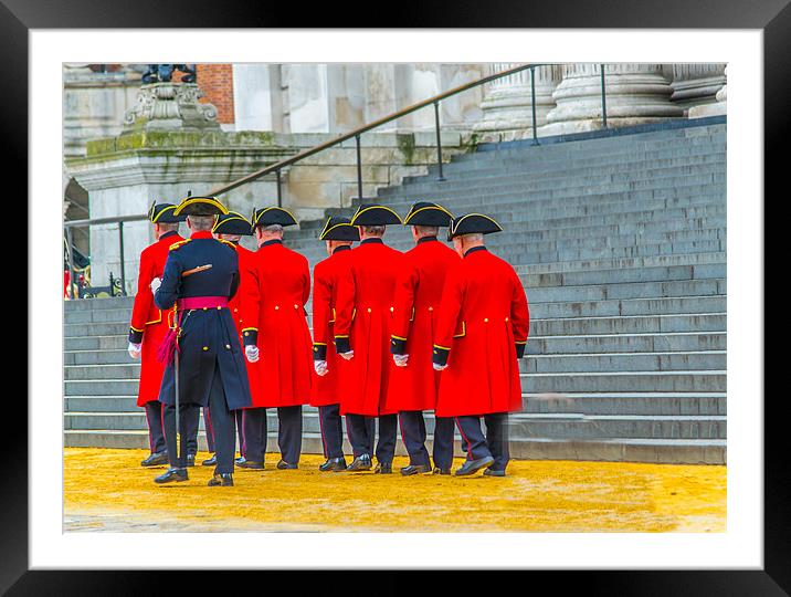 Chelsea Pensioner Framed Mounted Print by Phil Robinson