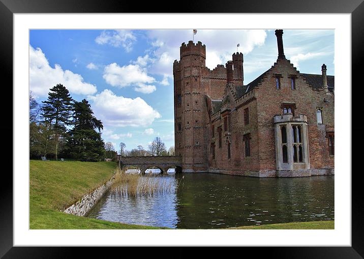 Oxburgh Hall Norfolk Framed Mounted Print by Mark Lee