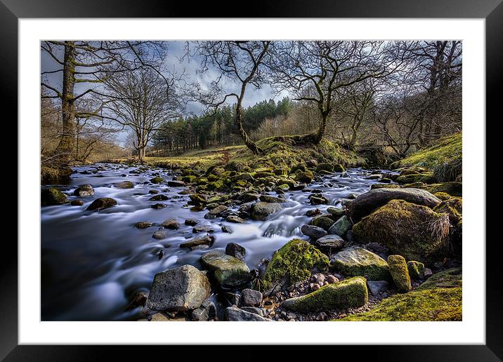 Two River Meeting Framed Mounted Print by nick coombs