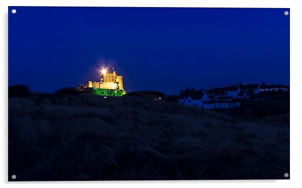 Bamburgh Castle Acrylic by Northeast Images