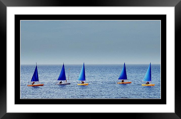 Sail Away Framed Mounted Print by Tracy Hughes