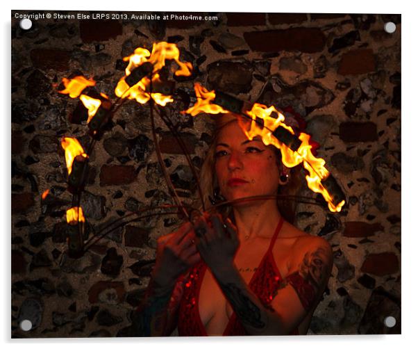 Fire Eater 3 Acrylic by Steven Else ARPS