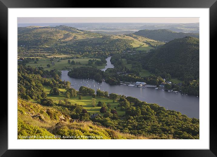 Gummers How, Lake Windermere, Lake District, Unite Framed Mounted Print by Liam Grant