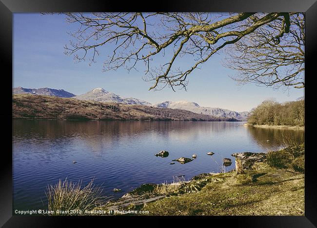Coniston Water, Lake District, Cumbria, UK. Framed Print by Liam Grant