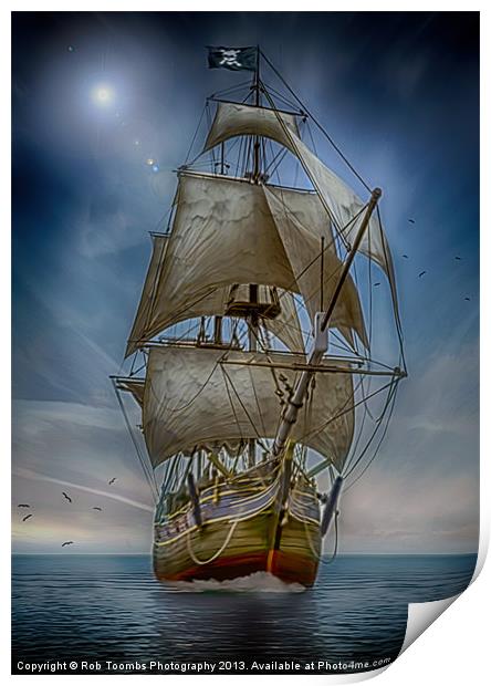 THE PIRATES Print by Rob Toombs