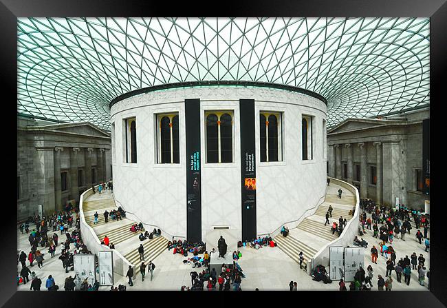 Great Court British Museum Framed Print by subha pattnaik