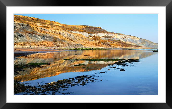 The Spittles, Lyme Bay, Dorset Framed Mounted Print by Darren Galpin