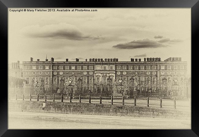 Hampton Court Palace Framed Print by Mary Fletcher