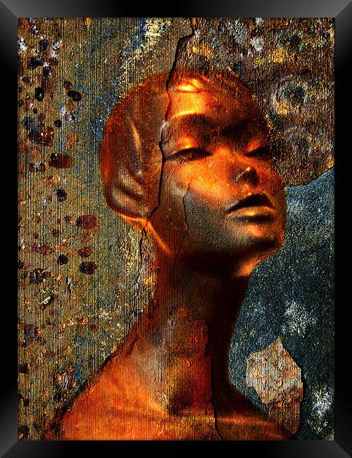 rust and bronze Framed Print by Heather Newton