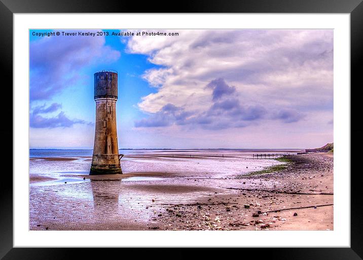 Old Lighthouse River Humber Framed Mounted Print by Trevor Kersley RIP