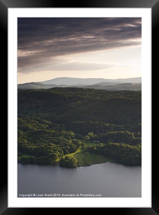 Gummers How, Lake Windermere, Lake District, UK Framed Mounted Print by Liam Grant