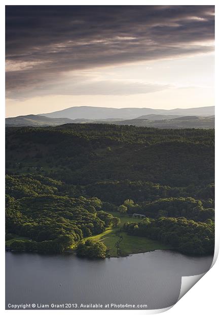 Gummers How, Lake Windermere, Lake District, UK Print by Liam Grant
