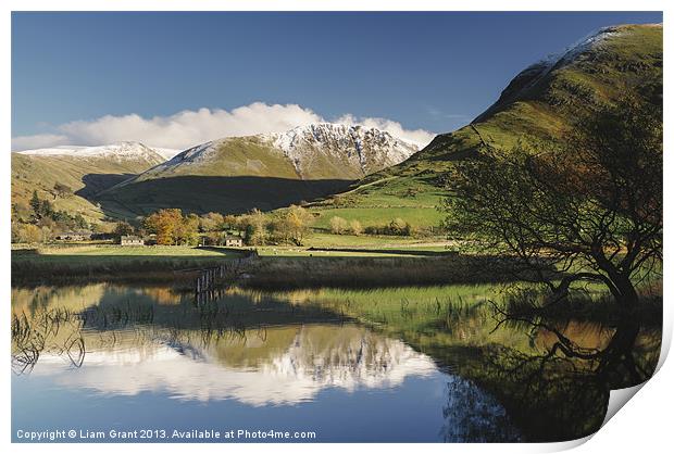 View to Hartsop from Brothers Water. Lake District Print by Liam Grant