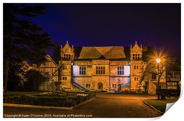 The Bishops Palace Maidstone Print by Dawn O'Connor